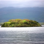 Swallow Island, on the Lower Lake, viewed from the Ross Castle Mining Trail (Killarney National Park, Co. Kerry)