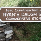 Ryan's Daughter Sign in Coumeenoole Beach (Slea Head, Dingle, Co. Cork)